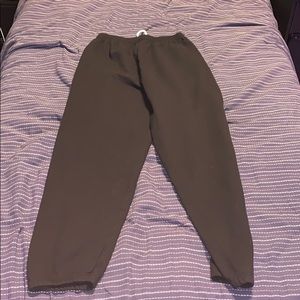 Never worn Plain black sweat pants